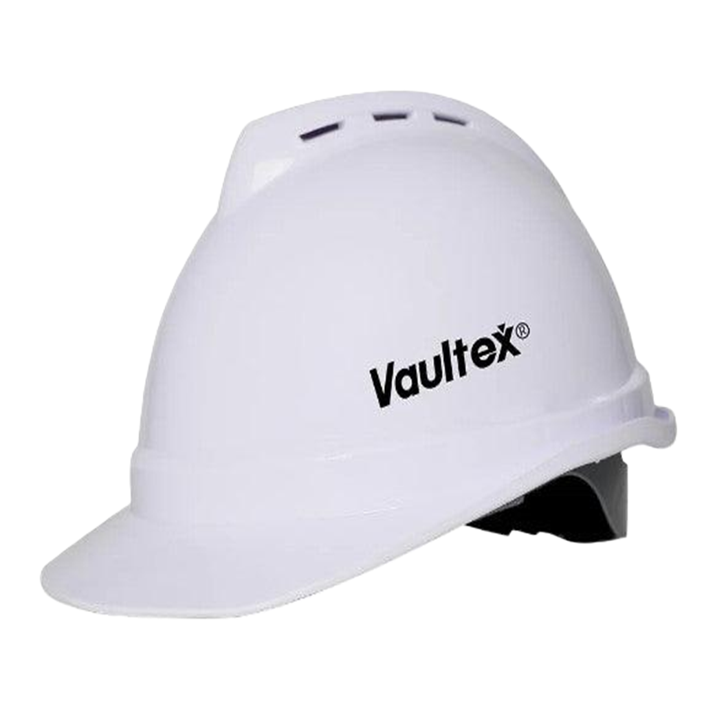White Vaultex Hard Hathelmet